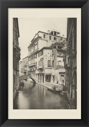 Framed Vintage Views of Venice VI Print