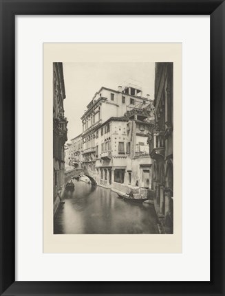 Framed Vintage Views of Venice VI Print