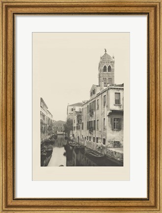 Framed Vintage Views of Venice VII Print