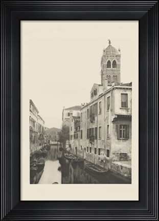 Framed Vintage Views of Venice VII Print