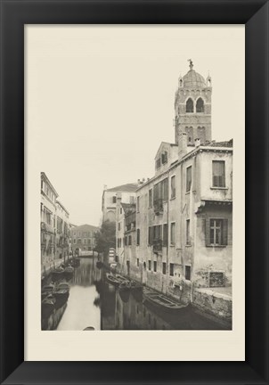 Framed Vintage Views of Venice VII Print