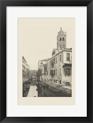 Framed Vintage Views of Venice VII Print