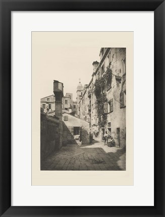 Framed Vintage Views of Venice VIII Print