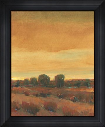 Framed Golden Time I Print