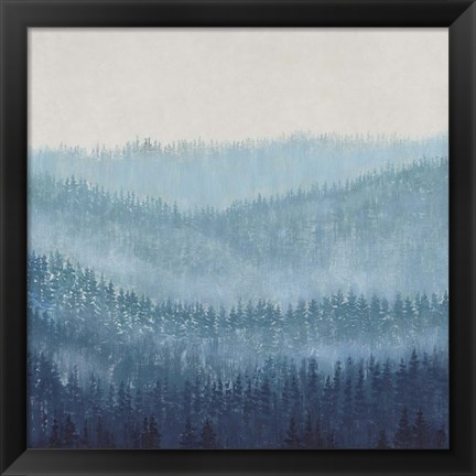 Framed Smoky Ridge I Print