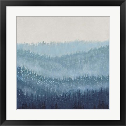 Framed Smoky Ridge I Print