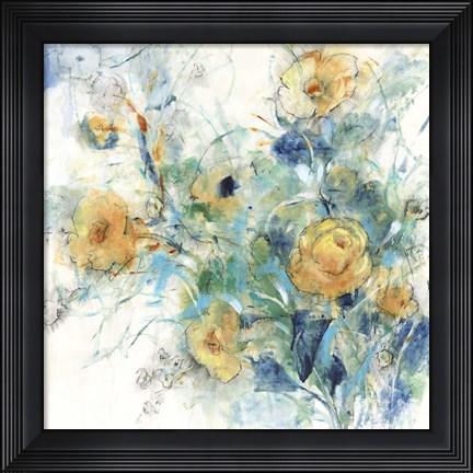 Framed Flower Study II Print