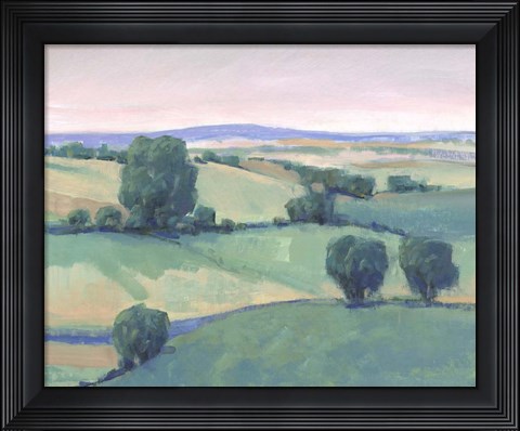 Framed Rolling Countryside I Print