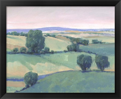 Framed Rolling Countryside I Print