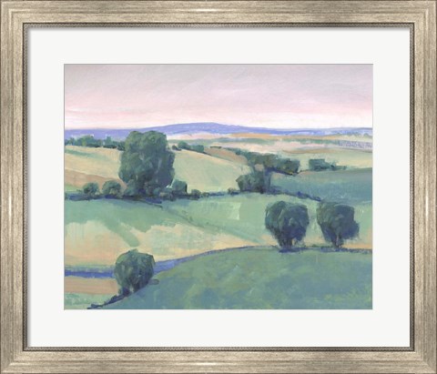 Framed Rolling Countryside I Print