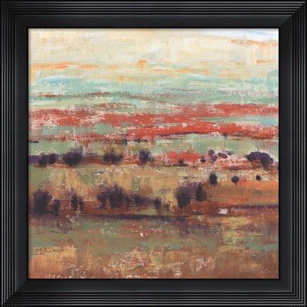 Framed Divided Landscape I Print