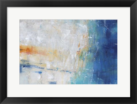 Framed Blue Grotto I Print