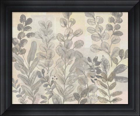 Framed Leaf Pattern I Print