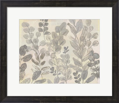 Framed Leaf Pattern II Print