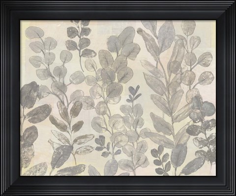 Framed Leaf Pattern II Print