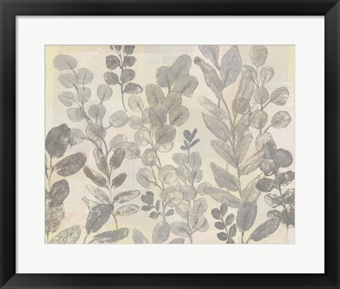 Framed Leaf Pattern II Print