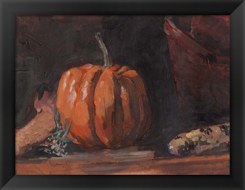 Framed Autumn Still Life I Print