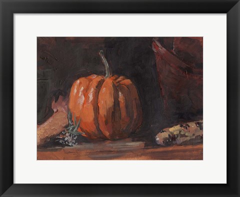 Framed Autumn Still Life I Print