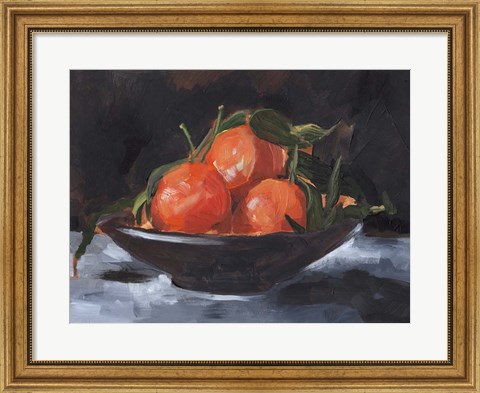 Framed Fruit Plate II Print