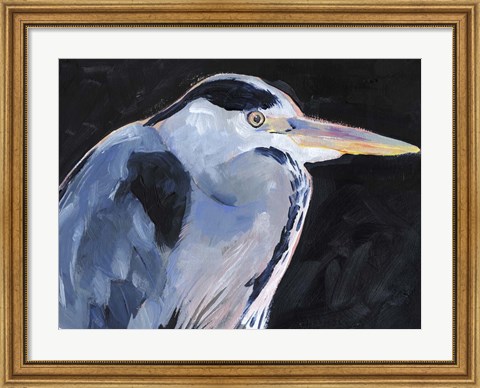 Framed Great Heron I Print