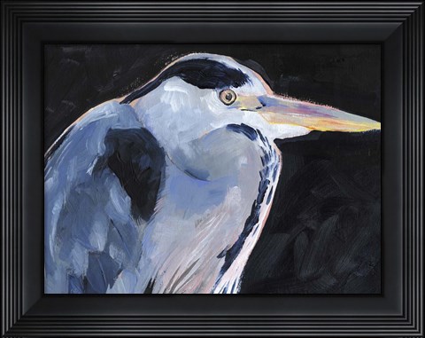 Framed Great Heron I Print