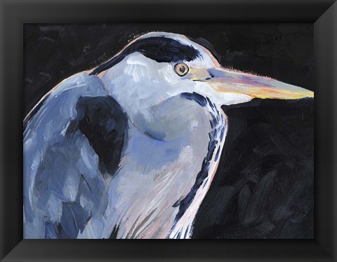 Framed Great Heron I Print