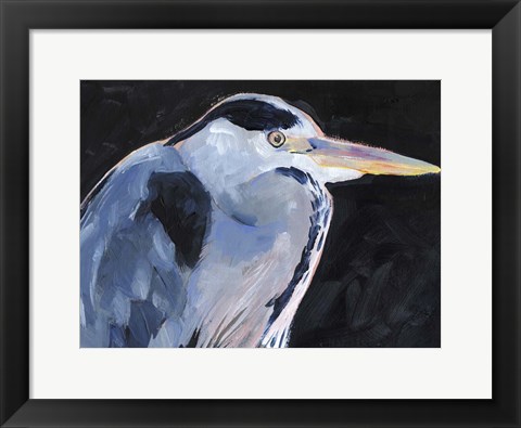 Framed Great Heron I Print