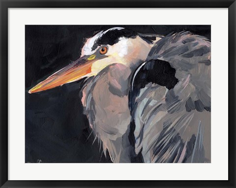Framed Great Heron II Print