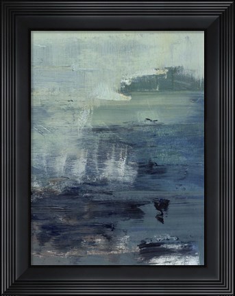 Framed Morning Lake Mist II Print