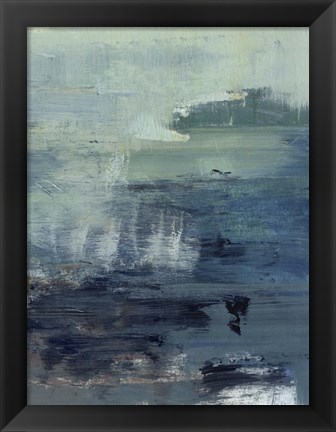 Framed Morning Lake Mist II Print