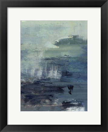 Framed Morning Lake Mist II Print