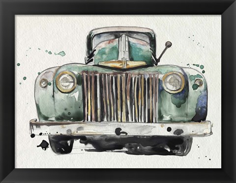 Framed Headlights II Print