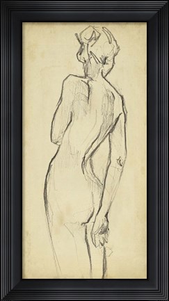 Framed Full Figure Lines II Print