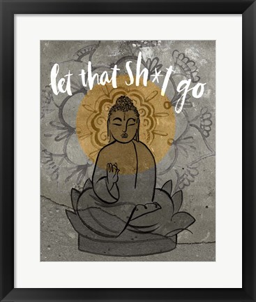 Framed Let It Go I Print