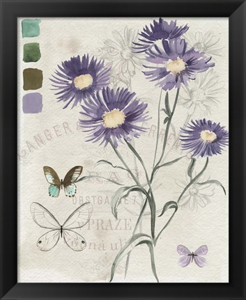 Framed Field Notes Florals III Print