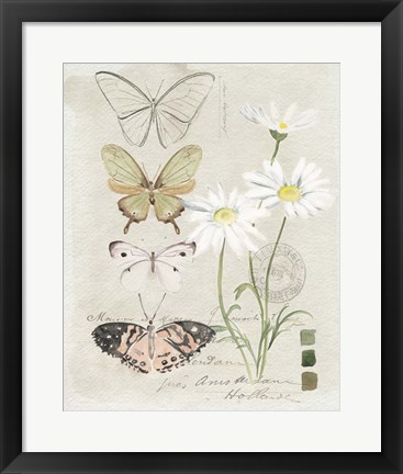 Framed Field Notes Florals IV Print