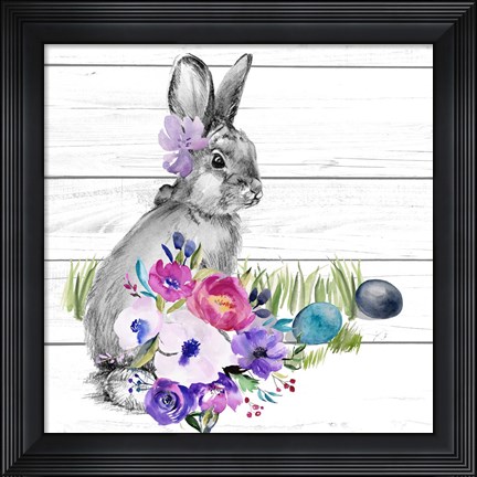 Framed Bright Easter Bouquet I Print