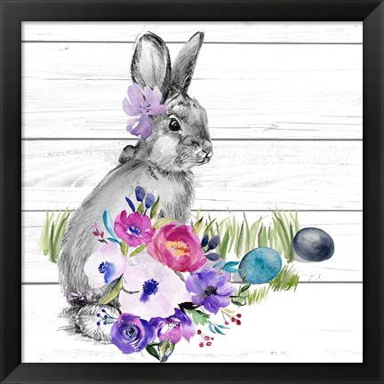 Framed Bright Easter Bouquet I Print
