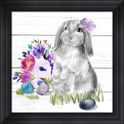 Framed Bright Easter Bouquet II Print