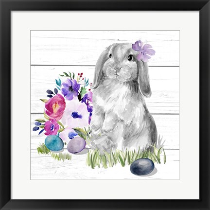 Framed Bright Easter Bouquet II Print