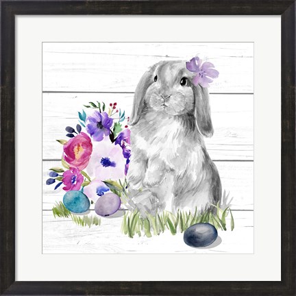 Framed Bright Easter Bouquet II Print