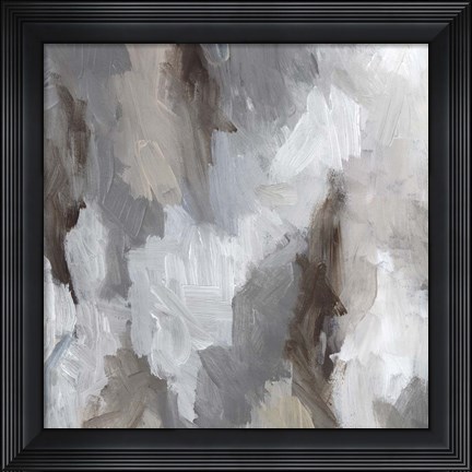 Framed Cloudy Shapes II Print