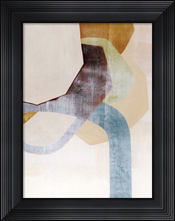 Framed Desert Rockfall I Print