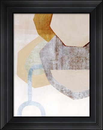 Framed Desert Rockfall II Print