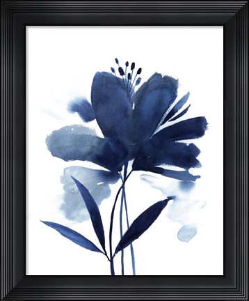Framed Blazing Bloom II Print