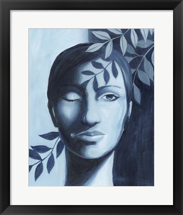 Framed Winking Shadow II Print