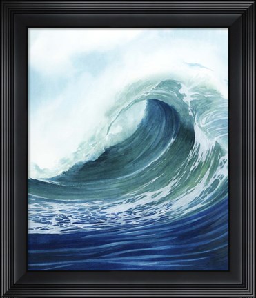 Framed Sea Foam II Print