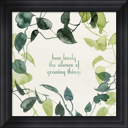 Framed Magic Grows II Print