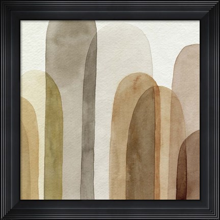 Framed Desert Watercolor Arches II Print