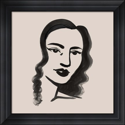 Framed Mona I Print